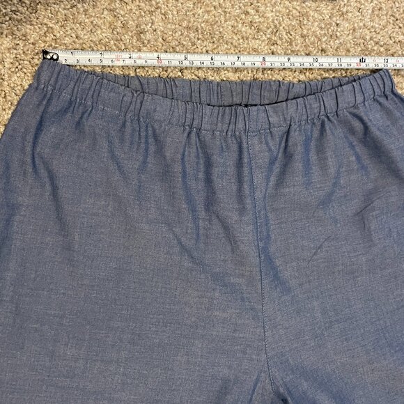 Muji Pajama Set Blue with White Piping Size M - Picture 9 of 15